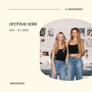 Naše 4. narozeniny jsou tu!🥳 Připravujeme pro vás opravdu velké slevy na kousky, které chceme (nebo musíme kvůli...