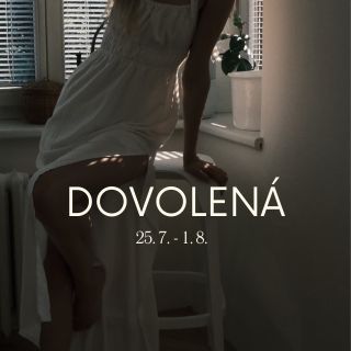 Potřebujeme odpočinout 🥱 V termínu dovolené dojde ke zpoždění odesílání objednávek. Děkujeme za pochopení a za trpělivost!🫶